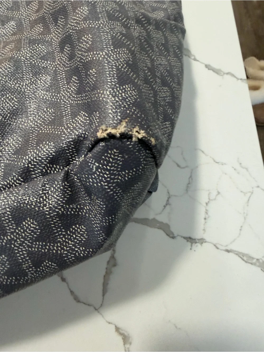 Goyard St. Louis Tote in Gray